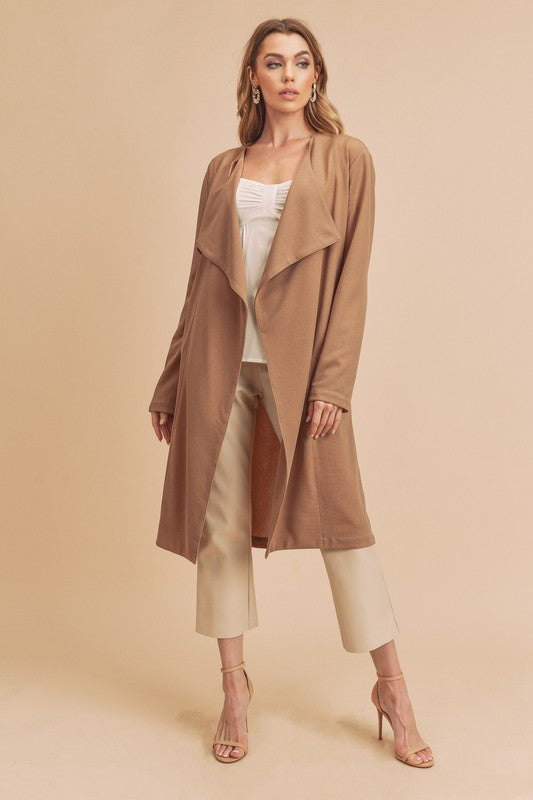 Warm Rosalie Cozy Camel Coat