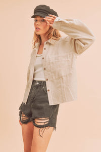 Button-Down Ness Sage Jacket