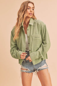 Button-Down Ness Sage Jacket