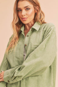 Button-Down Ness Sage Jacket