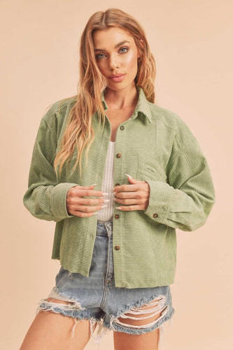 Button-Down Ness Sage Jacket