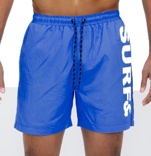 Men's Navy Blue Surf & Beach Swim Trunks Board Shorts