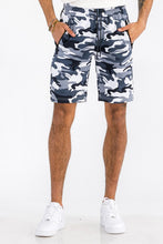 Load image into Gallery viewer, Men&#39;s Camo Green Cotton Blend Lounge Sweat Shorts