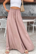 Load image into Gallery viewer, Blush Pink Ruffled High Waist Wide Leg Pants