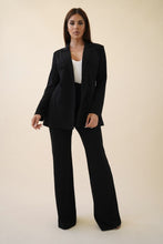 Load image into Gallery viewer, Posh Black Blazer &amp; Suit Set