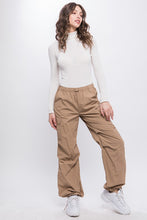 Load image into Gallery viewer, Loose Fit Khaki Parachute Cargo Pants