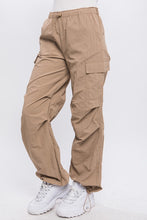 Load image into Gallery viewer, Loose Fit Khaki Parachute Cargo Pants