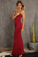 Load image into Gallery viewer, Melrose Ave Grey Fitted Knit Sleeveless Maxi Dress