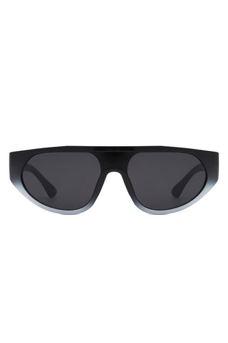 Round Flat Top Retro Fashion Sunglasses