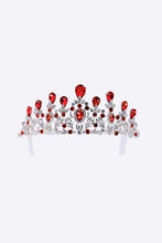 Load image into Gallery viewer, Crystal Bridal Statement Tiara