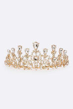 Load image into Gallery viewer, Crystal Bridal Statement Tiara