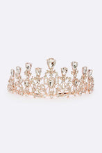 Load image into Gallery viewer, Crystal Bridal Statement Tiara