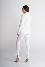 Load image into Gallery viewer, Santorini White Tailored Blazer &amp; Pants Suit Set