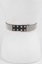 Load image into Gallery viewer, Plus Size Rhinestone Snap Fashion Belt