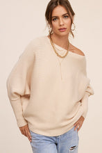 Load image into Gallery viewer, Chic Pink Dolman Sleeve Off Shoulder Mae Sweater