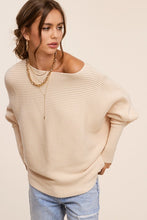 Load image into Gallery viewer, Chic Pink Dolman Sleeve Off Shoulder Mae Sweater