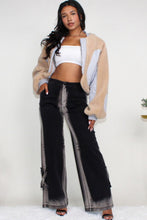 Load image into Gallery viewer, Cherish Charm Sherpa Multi-Colored Cropped Jacket