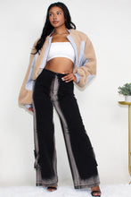 Load image into Gallery viewer, Cherish Charm Sherpa Multi-Colored Cropped Jacket