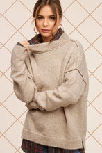 Load image into Gallery viewer, Ella Knit Cozy Warm Pumpkin Mock Style Long Sleeve Sweater