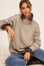 Load image into Gallery viewer, Ella Knit Cozy Warm Pumpkin Mock Style Long Sleeve Sweater