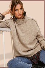 Load image into Gallery viewer, Ella Knit Cozy Warm Pumpkin Mock Style Long Sleeve Sweater