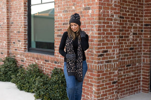 The Gemma Leopard Scarf