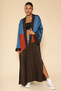 Desert Night Stylish Kimono Maxi Cardigan