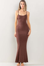Load image into Gallery viewer, Autumn Fuchsia Pink Winter Knit Ribbed Sleeveless Maxi Dress