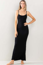Load image into Gallery viewer, Autumn Brown Winter Knit Ribbed Sleeveless Maxi Dress