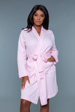 Load image into Gallery viewer, Oversized Comfy Pink Waffle Robe