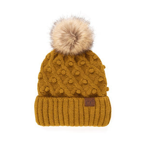 CC Crafted Pom Detail Beanie