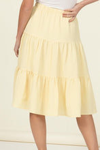 Load image into Gallery viewer, Call It a Day Tiered Midi Skirt