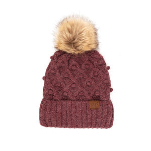 CC Crafted Pom Detail Beanie