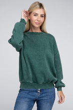 Load image into Gallery viewer, Fleece Ash Black Oversized Pullover