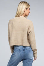 Load image into Gallery viewer, Trendy &amp; Relaxed White Knit Long Sleeve Top