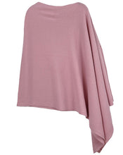 Load image into Gallery viewer, Beautiful Knit Pink Asymmetrical Poncho