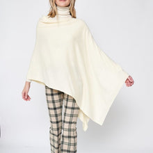 Load image into Gallery viewer, Beautiful Knit Pink Asymmetrical Poncho