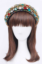 Load image into Gallery viewer, Iconic Mix Crystal Puffy Statement Headband