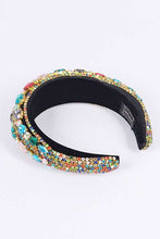 Load image into Gallery viewer, Iconic Mix Crystal Puffy Statement Headband