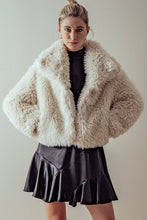 Load image into Gallery viewer, Soft &amp; Chic Fuschia Pink Faux Fur Long Sleeve Winter Coat