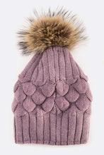 Load image into Gallery viewer, EMMEZ Raccoon Fur Raised Knit Soft Beanies