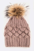 Load image into Gallery viewer, EMMEZ Raccoon Fur Raised Knit Soft Beanies