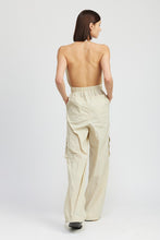 Load image into Gallery viewer, Modern Beige Cargo Style Jumpsuit