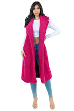 Load image into Gallery viewer, Pink Fashion Teddy Fleece Vest Jacket