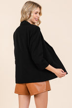 Load image into Gallery viewer, Classy Black Open-Front Casual Blazer