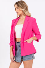 Load image into Gallery viewer, Classy Black Open-Front Casual Blazer