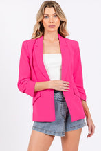 Load image into Gallery viewer, Classy Black Open-Front Casual Blazer