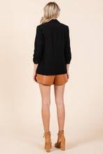 Load image into Gallery viewer, Classy Black Open-Front Casual Blazer