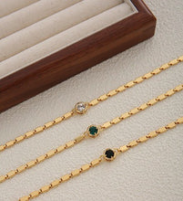 Load image into Gallery viewer, Multicolor Zircon Chain Necklace