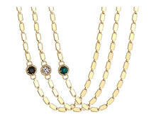 Load image into Gallery viewer, Multicolor Zircon Chain Necklace